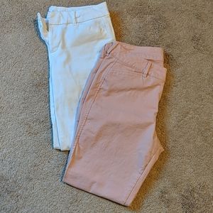 2 Pairs Old Navy Pixie Ankle pants